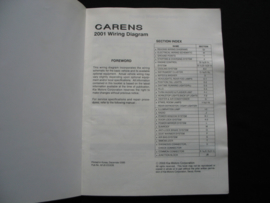 Werkplaatshandboek Kia Carens (2001) elektrische schema's