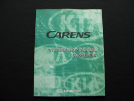 Workshop manual Kia Carens (2001) supplement