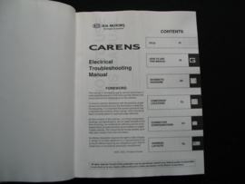 Workshop manual Kia Carens (2006) electrical troubleshooting