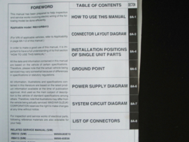 Werkplaatshandboek Suzuki WagonR+ (RB310 en RB413) elektrische schema's (3e editie)