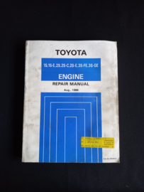 Werkplaatshandboek Toyota 1S, 1S-E, 2S, 2S-C, 2S-E, 3S-FE en 3S-GE motor