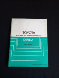 Workshop manual Toyota Carina wiring diagrams (1982 model)