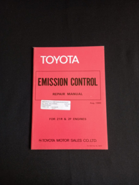 Workshop manual Toyota 21R and 2F emission control