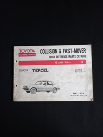 Onderdelenboek Toyota Tercel (AL11Z series) (mei 1979)