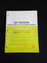 Werkplaatshandboek Toyota Starlet carrosserie reparaties (EP80, EP81 en NP80 series)