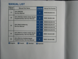 Werkplaats CD Suzuki SX4 (RW415, RW416 en RW420) (februari 2007)