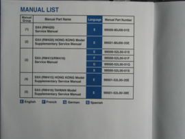 Workshop CD manual Suzuki SX4 (RW415, RW416 and RW420) (February 2007)