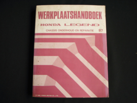 Workshop manual Honda Legend (1987)