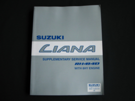 Workshop manual Suzuki Liana (RH414D) supplement