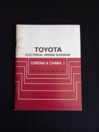 Workshop manual Toyota Corona and Carina II wiring diagrams (AT151, ST150 and CT150 series)