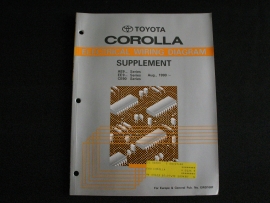 Werkplaatshandboek Toyota Corolla elektrische schema's