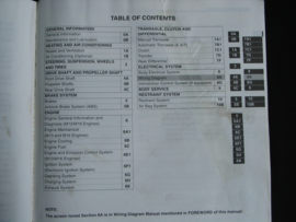 Workshop manual Suzuki Liana (RH413 and RH416) (March 2001)