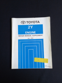 Werkplaatshandboek Toyota 2Y motor supplement