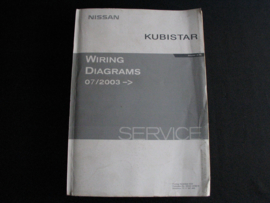 Workshop manual Nissan Kubistar (X76) (07/2003) wiring diagrams