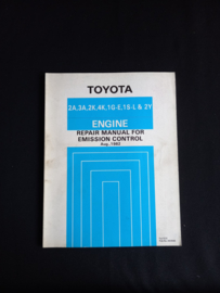 Werkplaatshandboek Toyota 2A, 3A, 2K, 4K, 1G-E, 1S-L en 2Y emissiesysteem