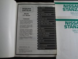 Werkplaatshandboek Nissan/ Datsun Stanza (T11)