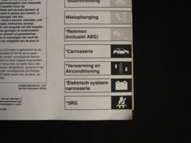 Werkplaatshandboek Honda CR-V (1997) deel 3