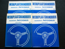 Workshop manual Honda Accord (CA4 and CA5) (1986, 1987, 1988 and 1989) supplement