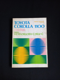 Onderdelenboek Toyota Corolla 1100 (KE16V, KE16LV, KE16V-C en KE16LV-C series)