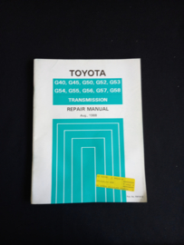 Workshop manual Toyota G40, G45, G50, G52, G53, G54, G55, G56, G57 and G58 transmission