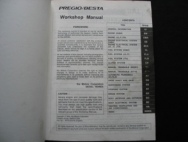 Werkplaatshandboek Kia Pregio/ Kia Besta (2004)