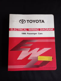 Werkplaatshandboek Toyota elektrische schema's personenauto's (1990)