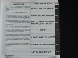 Workshop manual Suzuki Grand Vitara (SQ420WD) wiring diagrams (2nd edition)