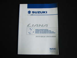 Werkplaatshandboek Suzuki Liana (RH413 en RH416) (juli 2002) elektrische schema's