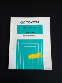 Workshop manual Toyota C40, C50 and C53 transaxle
