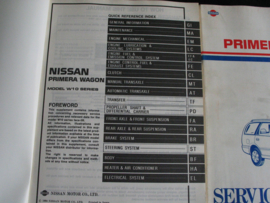 Werkplaatshandboek Nissan Primera (W10)