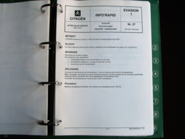 Werkplaatshandboek Technische Mededelingen Citroën Evasion (1995 - 2002)