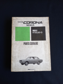 Onderdelenboek Toyota Corona Sedan (RT80 en 80-D)