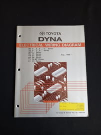 Workshop manual Toyota Dyna wiring diagrams