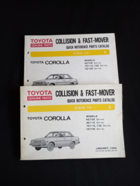 Onderdelenboek Toyota Corolla (KE70E, AE71E, TE71E, TE72E en CE70E series)