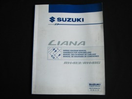 Workshop manual Suzuki Liana (RH413 and RH416) (June 2001) wiring diagrams