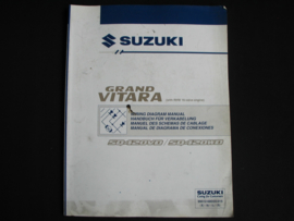 Workshop manual Suzuki Grand Vitara (SQ420VD and SQ420WD) wiring diagrams