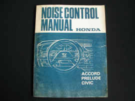 Workshop manual Honda Accord, Prelude and Civic (1985) Noise Control