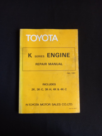 Werkplaatshandboek Toyota K motor (februari 1981)