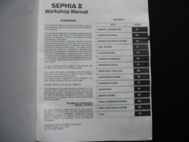 Werkplaatshandboek Kia Sephia II (2000)