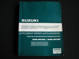Werkplaatshandboek Suzuki Ignis/ WagonR+ (RM413D en RB413D) supplement