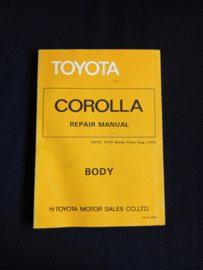 Werkplaatshandboek Toyota Corolla carrosserie (KE70 en TE70 series)