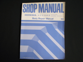 Werkplaatshandboek Honda Accord Coupé en Aerodeck (1994) (5e generatie) carrosserie