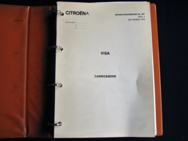 Workshop manual Citroën Visa (1978) bodywork