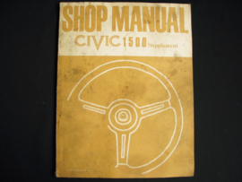 Workshop manual Honda Civic 1500 (1975) supplement