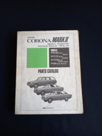Onderdelenboek Toyota Corona Mark II Sedan, Hardtop, Station Wagon en Pick-Up (93208-71)