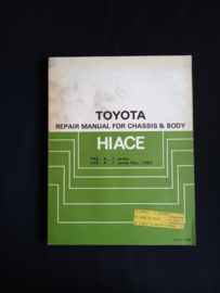 Workshop manual Toyota Hiace chassis and bodywork (YH5_, YH6_, YH7_, LH5_, LH6_ and LH7_ series)