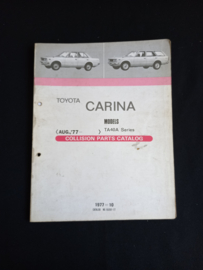 Onderdelenboek Toyota Carina (TA40A series)
