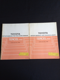 Workshop manual Toyota Tercel 4WD (AL25 series) bodywork and chassis