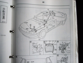 Werkplaatshandboek Citroën Xantia (1995 - 1997) elektrische schema's