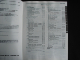 Werkplaatshandboek Suzuki Grand Vitara XL-7 (SQ420VD, SQ420WD en JA420WD) (november 2003) elektrische schema's